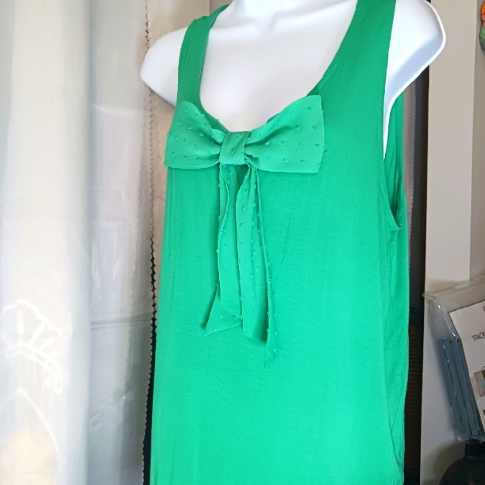 Green Elle Sleeveless top